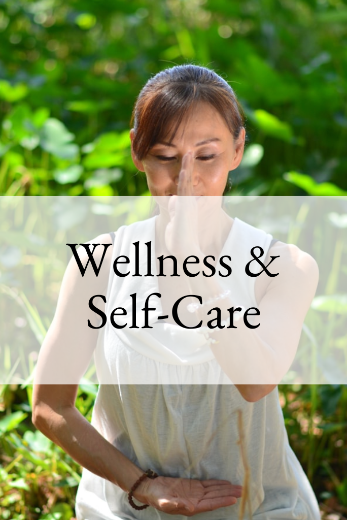 Wellness and Selfcare A female during a breathwork session.